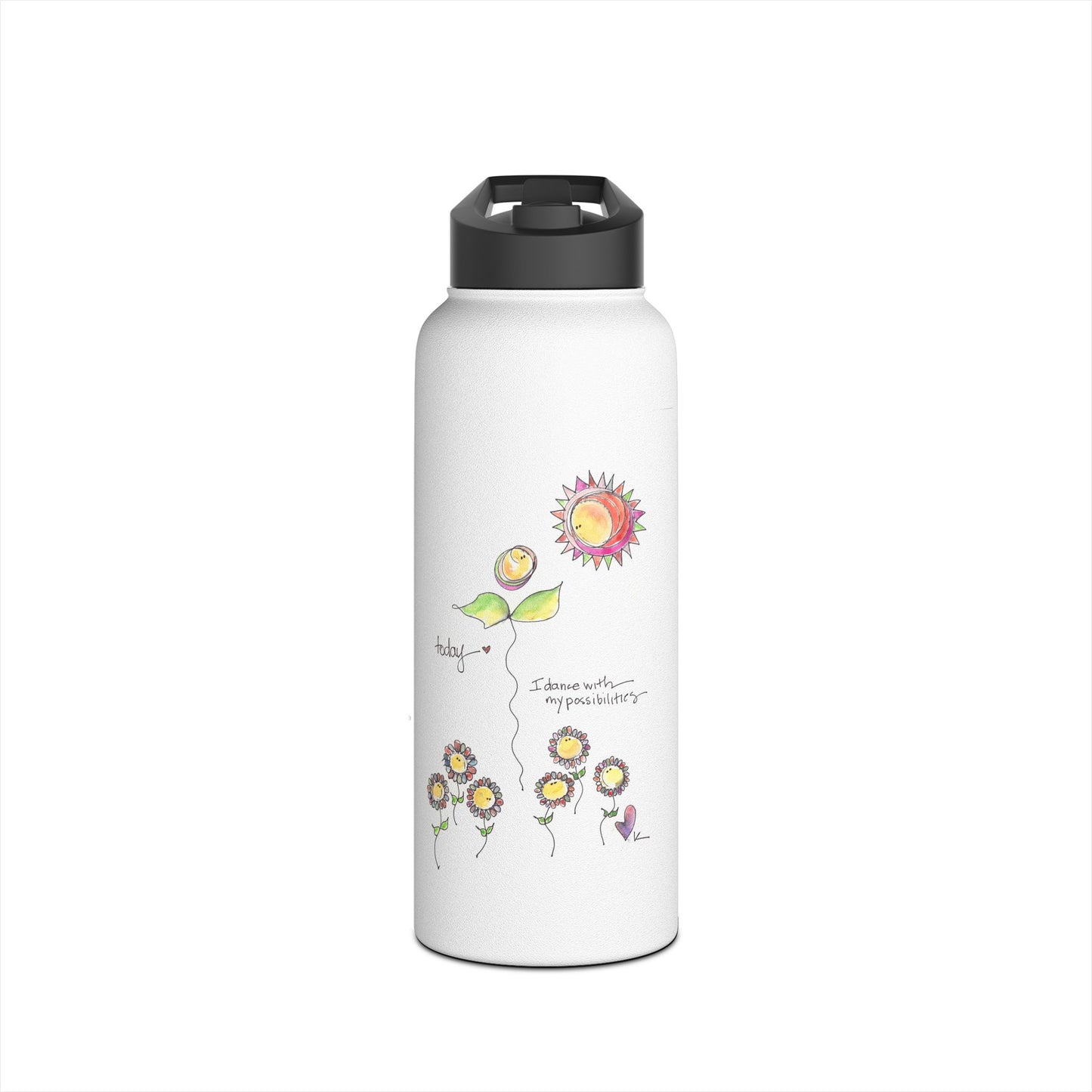 Stainless Steel Water Bottle - Dance with Possibilities