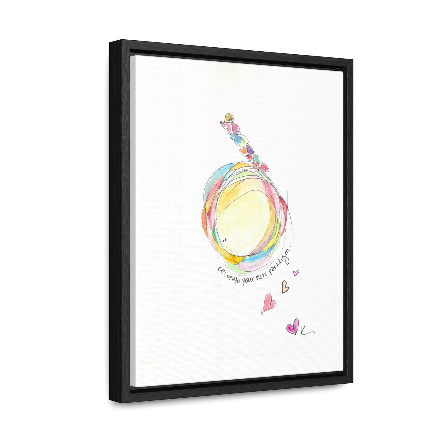 Gallery Canvas with Black Frame - A New Paradigm