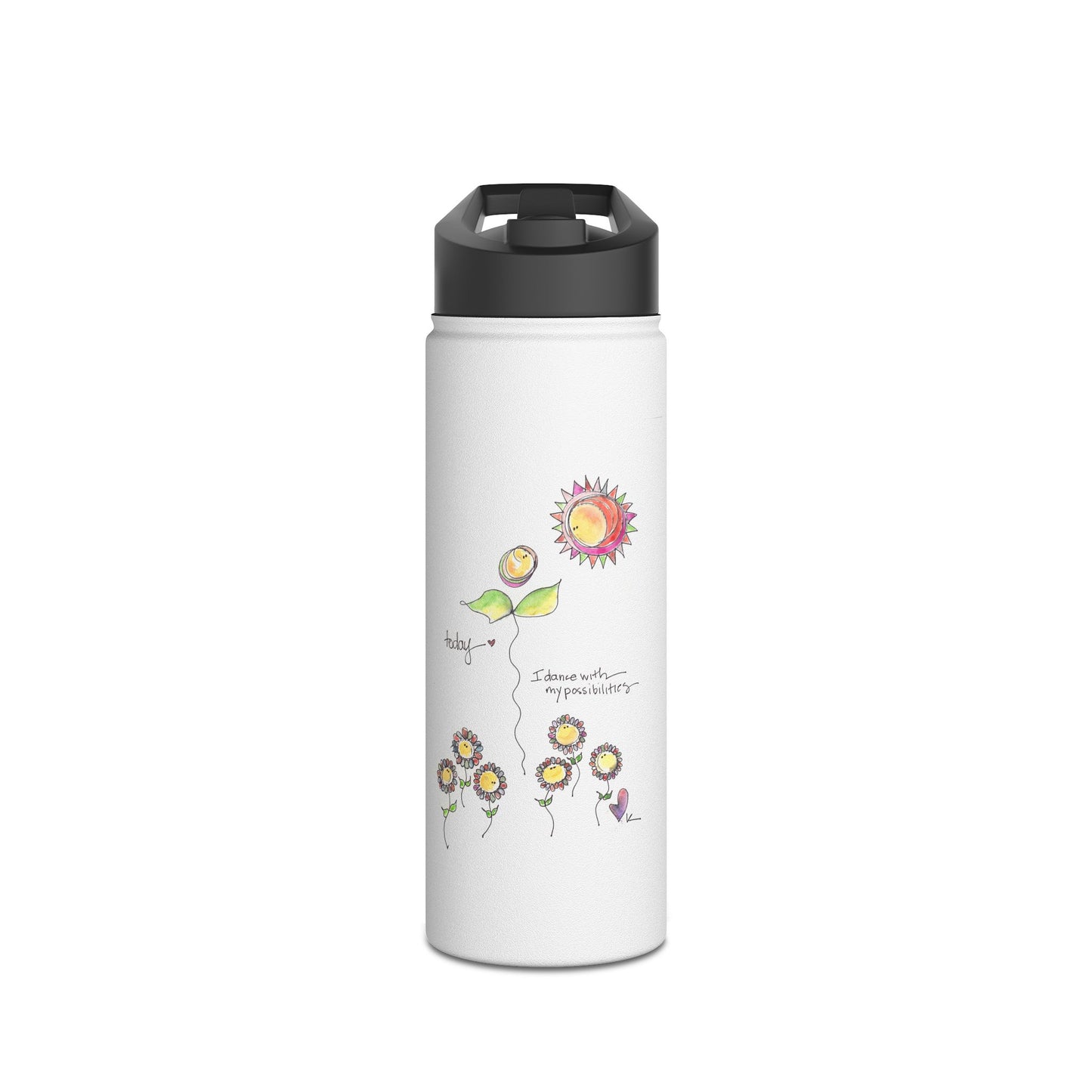 Stainless Steel Water Bottle - Dance with Possibilities