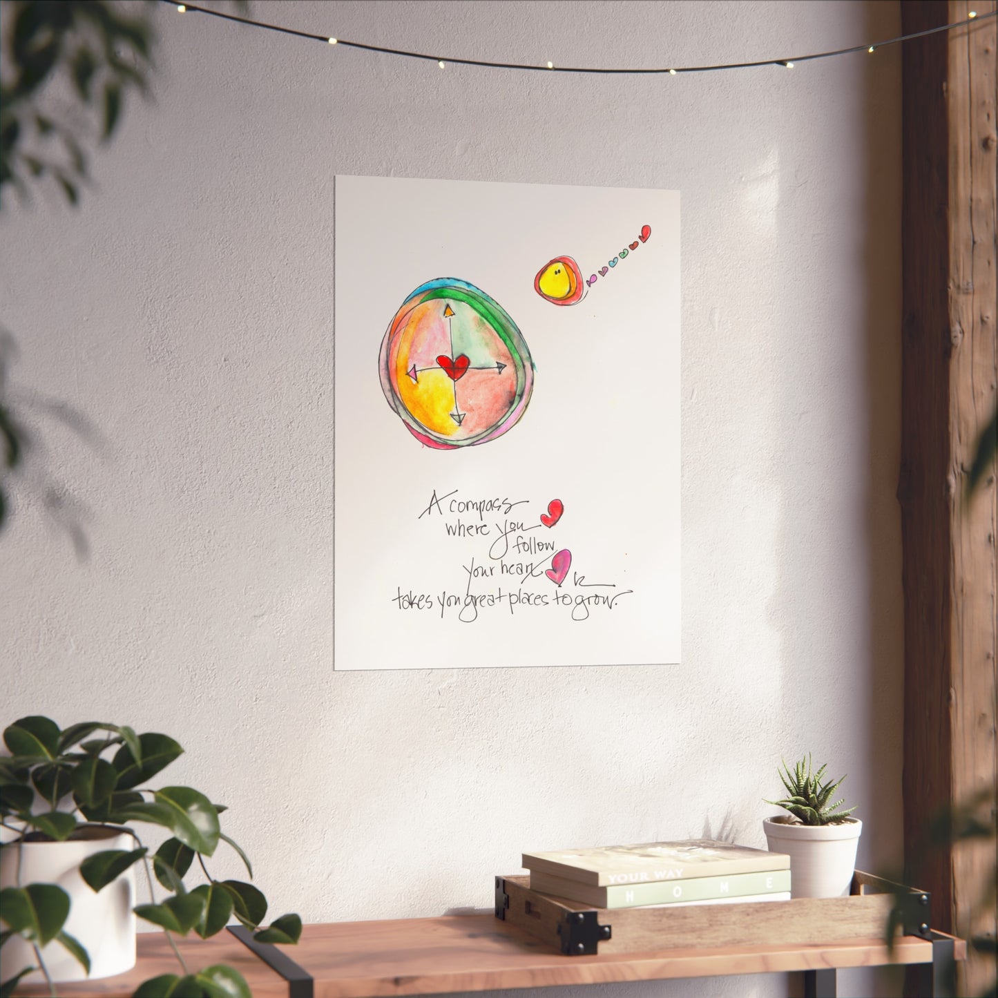 Fine Art Print - The Heart Compass