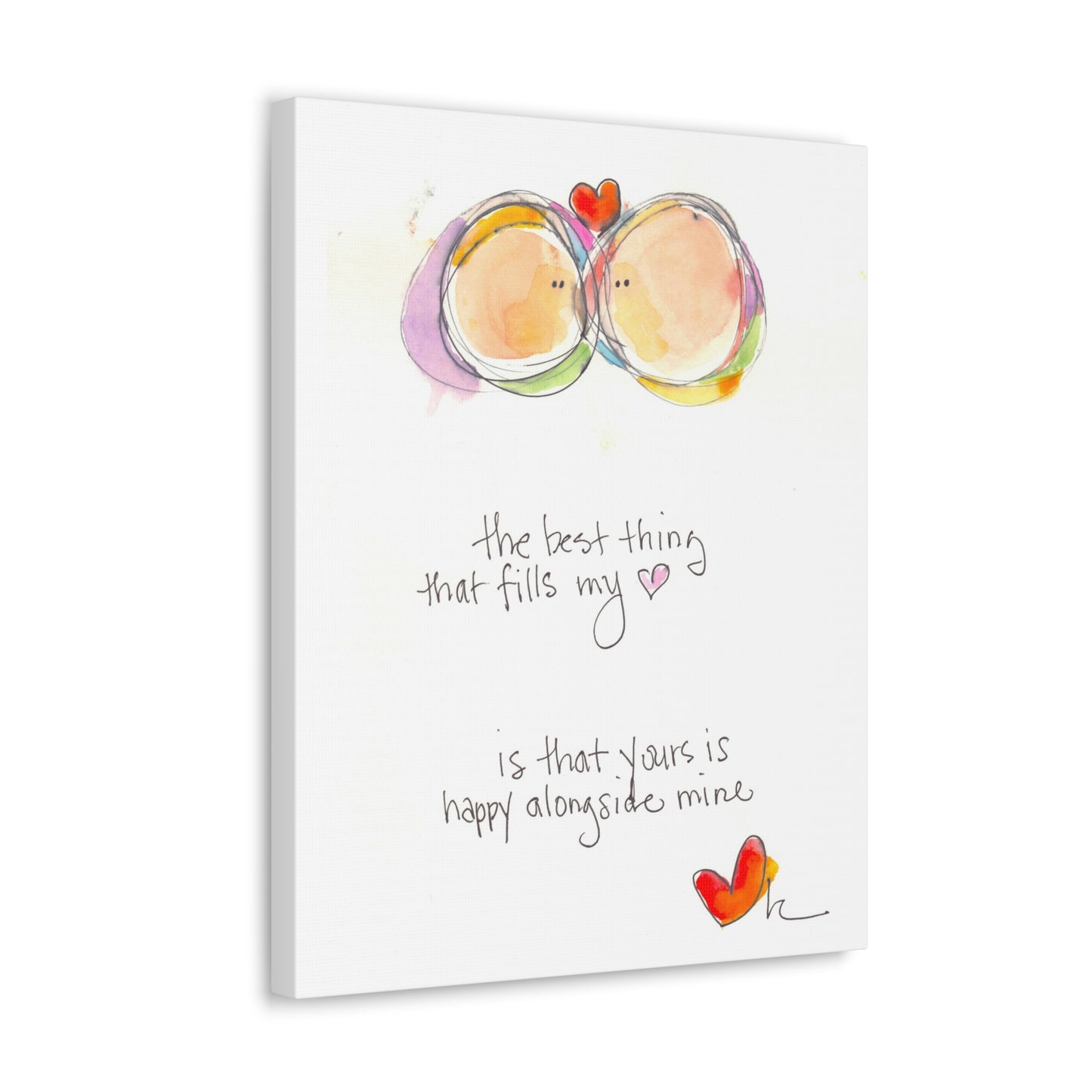 Canvas Gallery Wrap 1.25" - Your Heart Alongside Mine