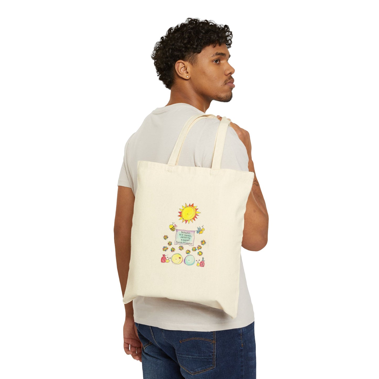 AFSP Indiana Cotton Canvas Tote Bag - Every Step We Take Together