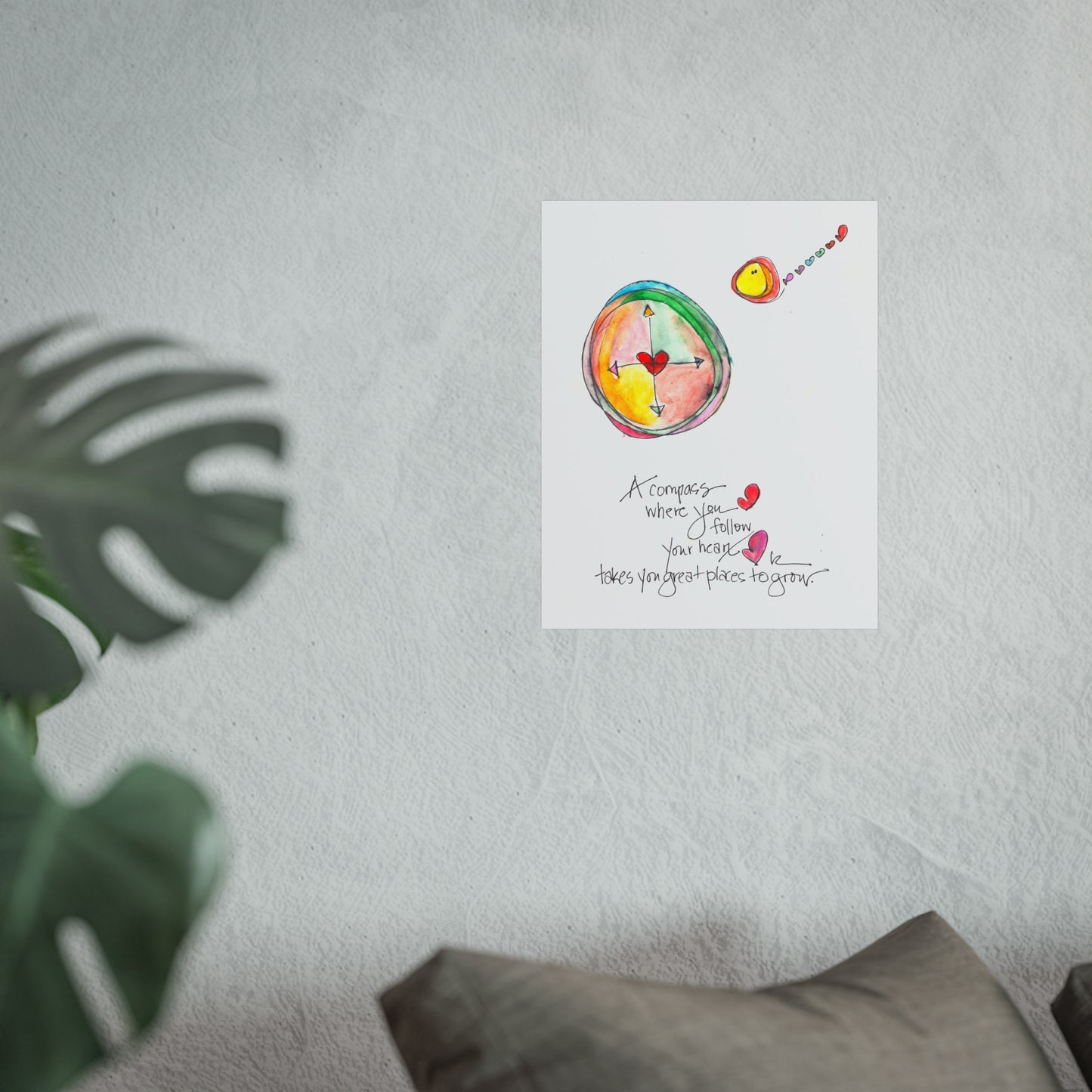 Fine Art Print - The Heart Compass