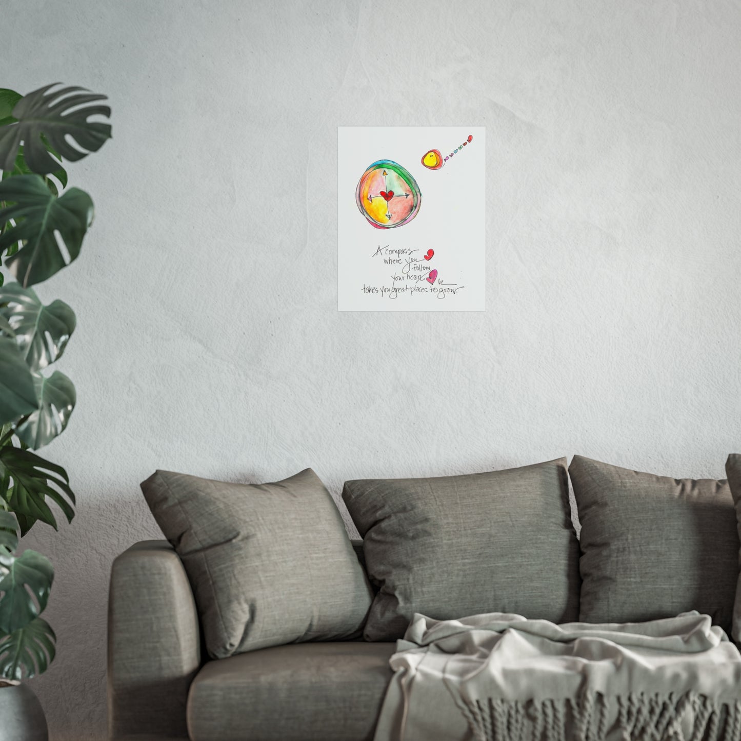 Fine Art Print - The Heart Compass