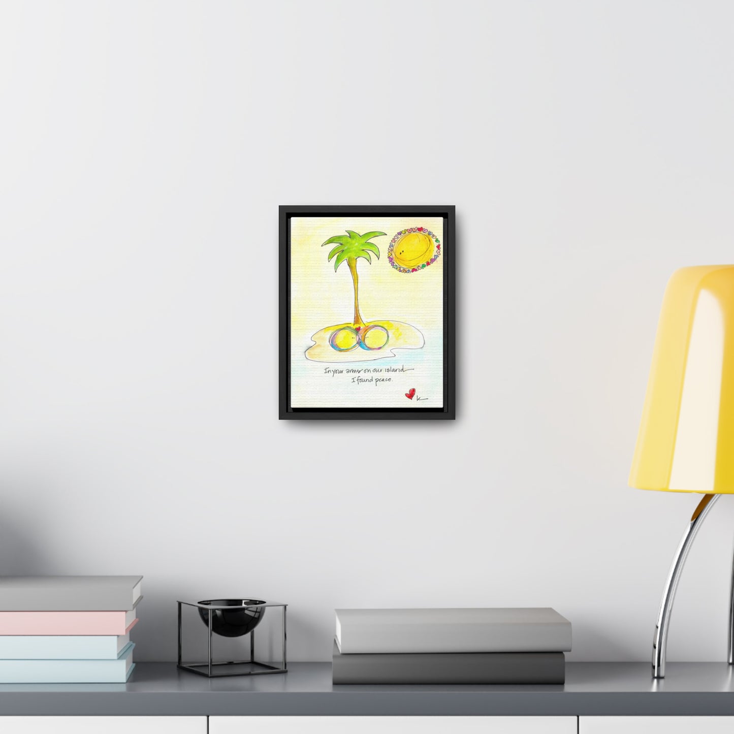 Gallery Canvas with Black Frame