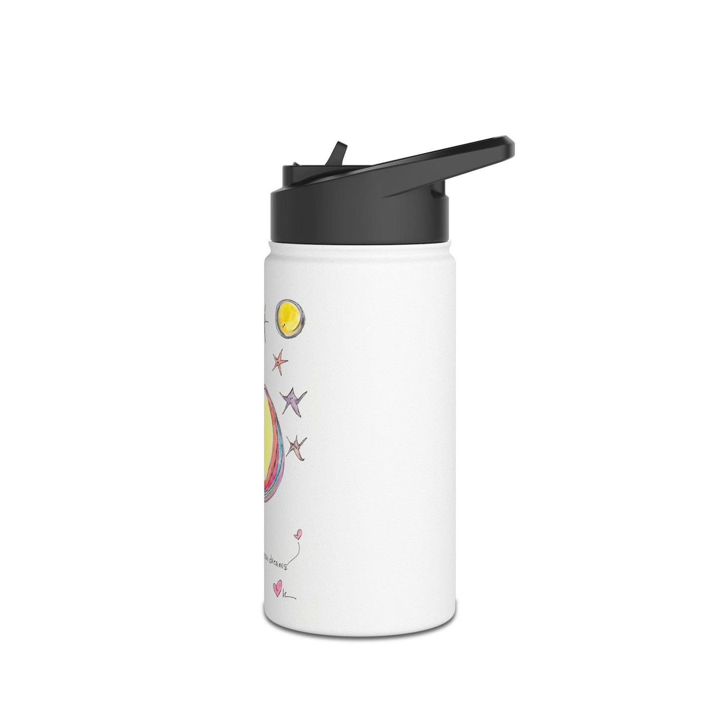 Stainless Steel Water Bottle, Standard Lid - Be Driven by Your Dreams