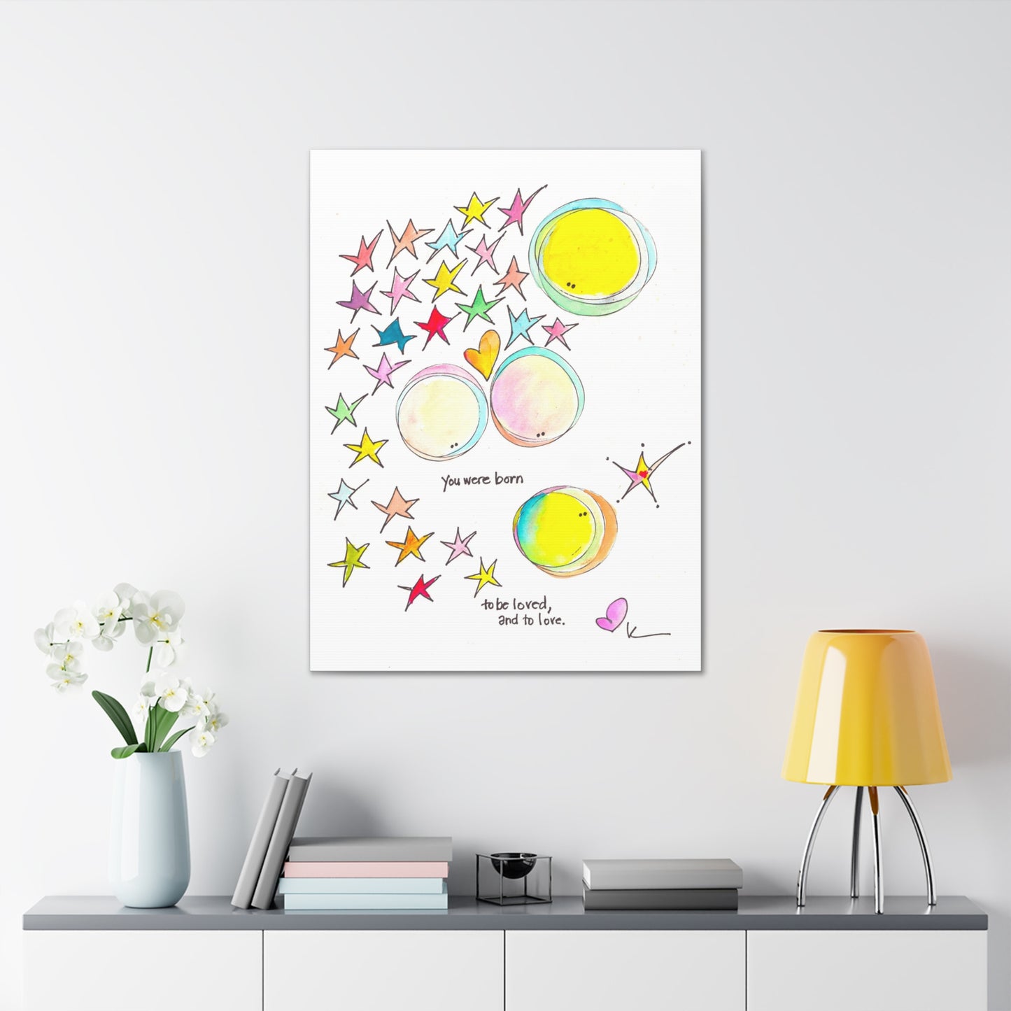 Canvas Gallery Wrap 1.25" - You were Born to Be Loved