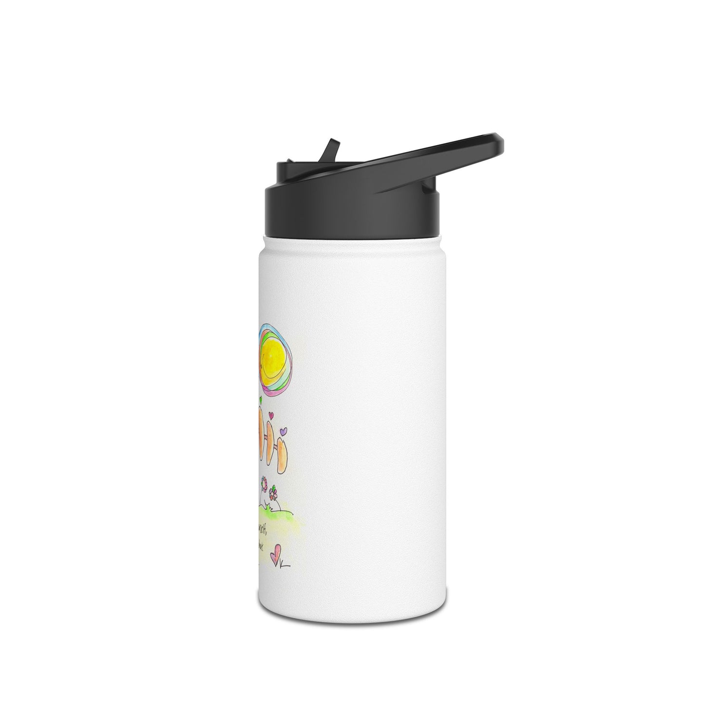 Stainless Steel Water Bottle, Standard Lid - Don't Jump Ahead