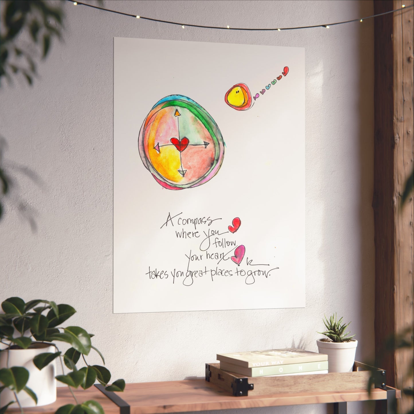 Fine Art Print - The Heart Compass