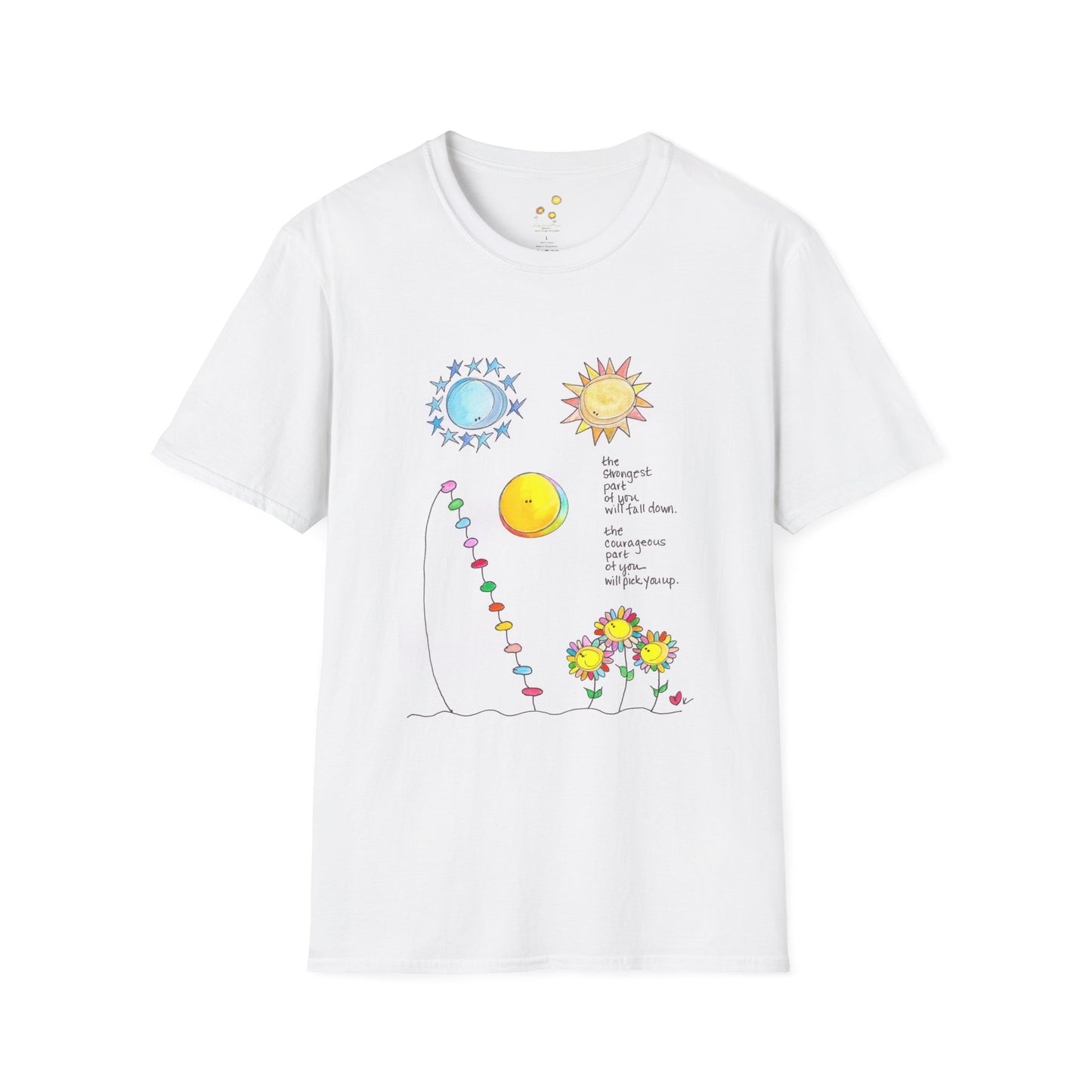 AFSP National Unisex Softstyle T-Shirt - Courageous Part of You