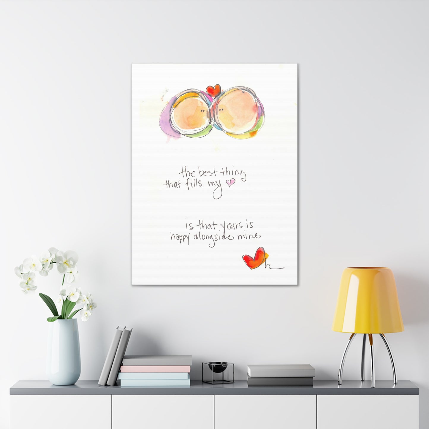 Canvas Gallery Wrap 1.25" - Your Heart Alongside Mine