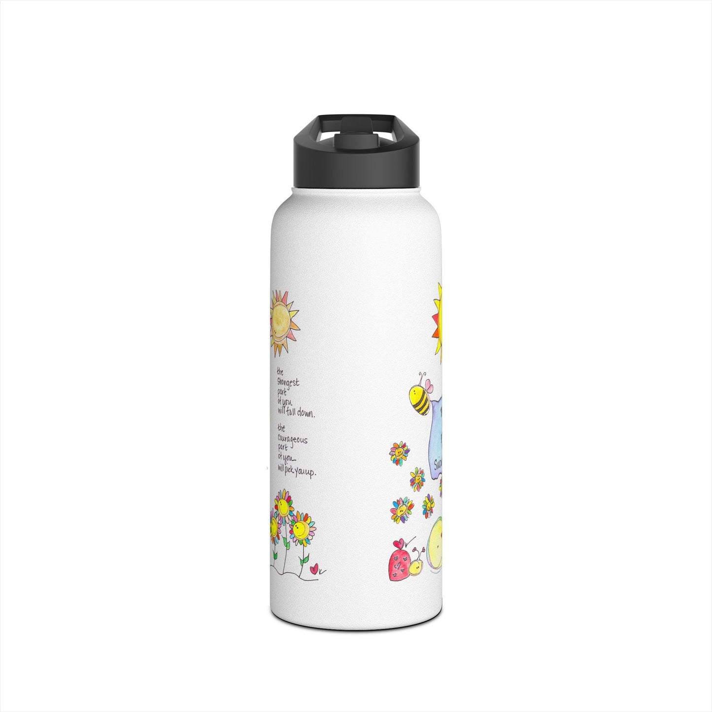 AFSP National Stainless Steel Water Bottle, Standard Lid - Courageous Part of You