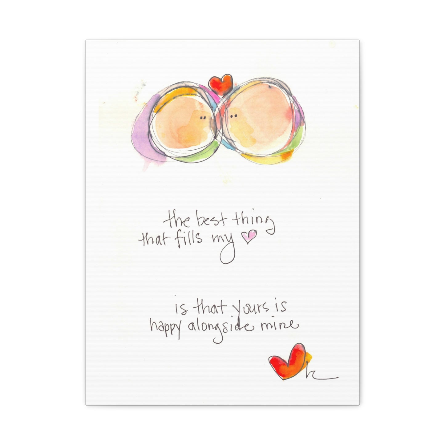 Canvas Gallery Wrap 1.25" - Your Heart Alongside Mine