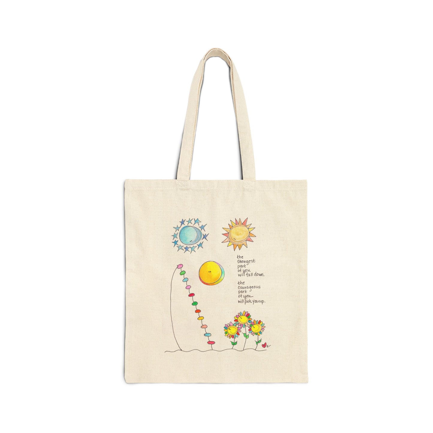 AFSP Indiana Cotton Canvas Tote Bag - Courageous Part of You