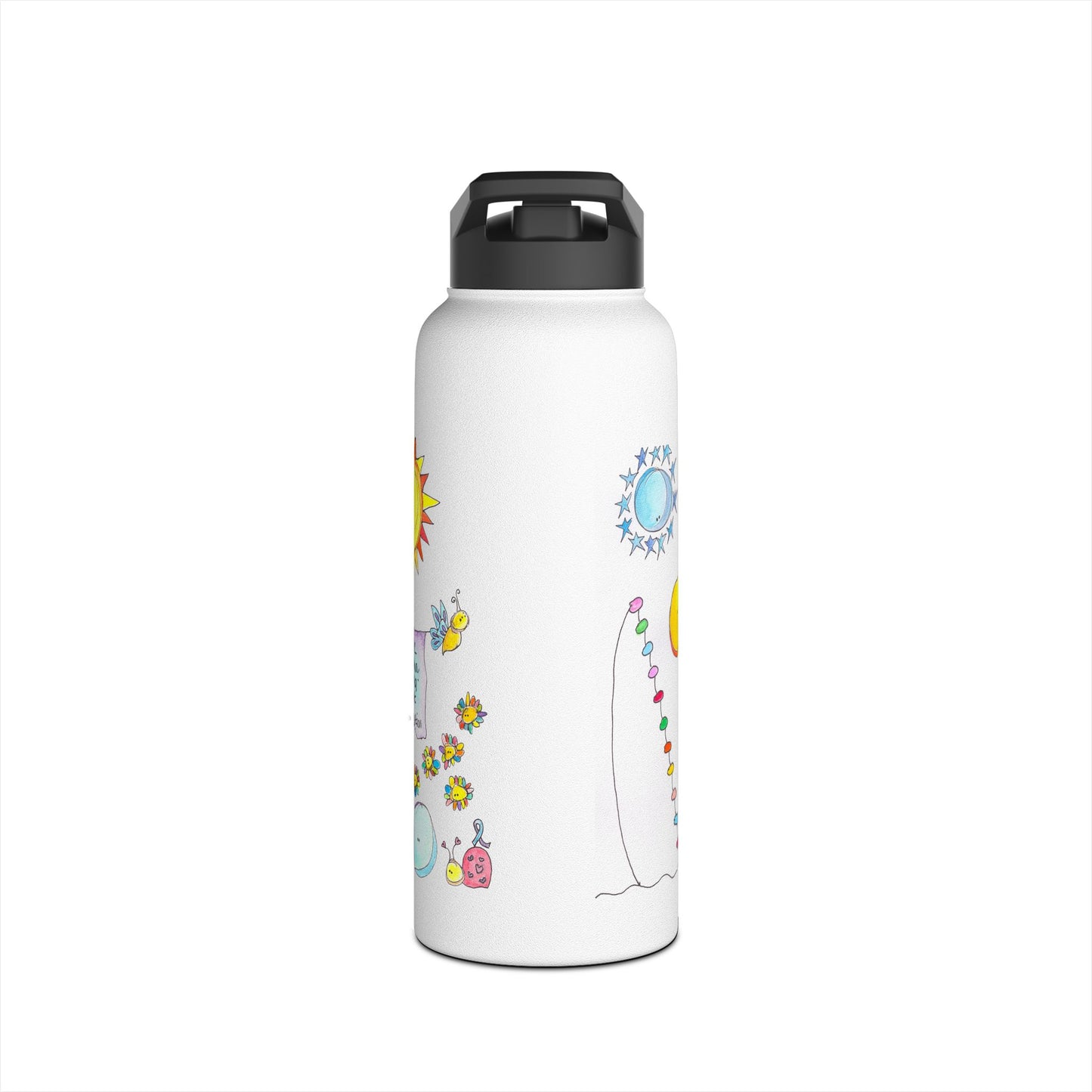 AFSP Indiana Stainless Steel Water Bottle, Standard Lid - Courageous Part of You