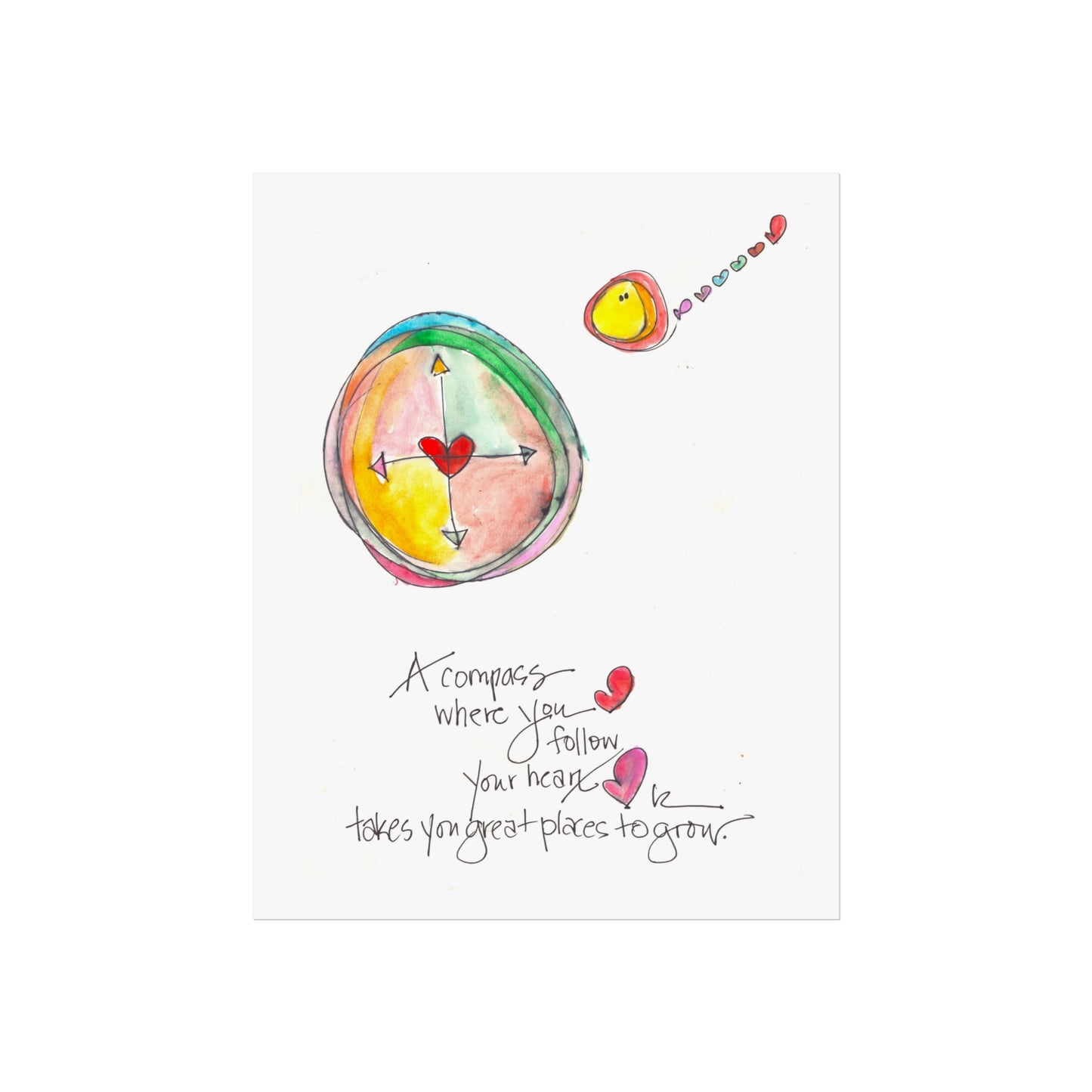 Fine Art Print - The Heart Compass