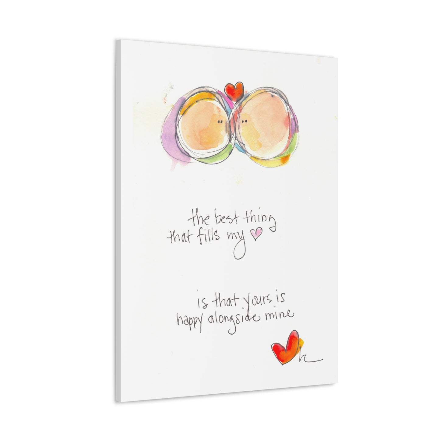 Canvas Gallery Wrap 1.25" - Your Heart Alongside Mine