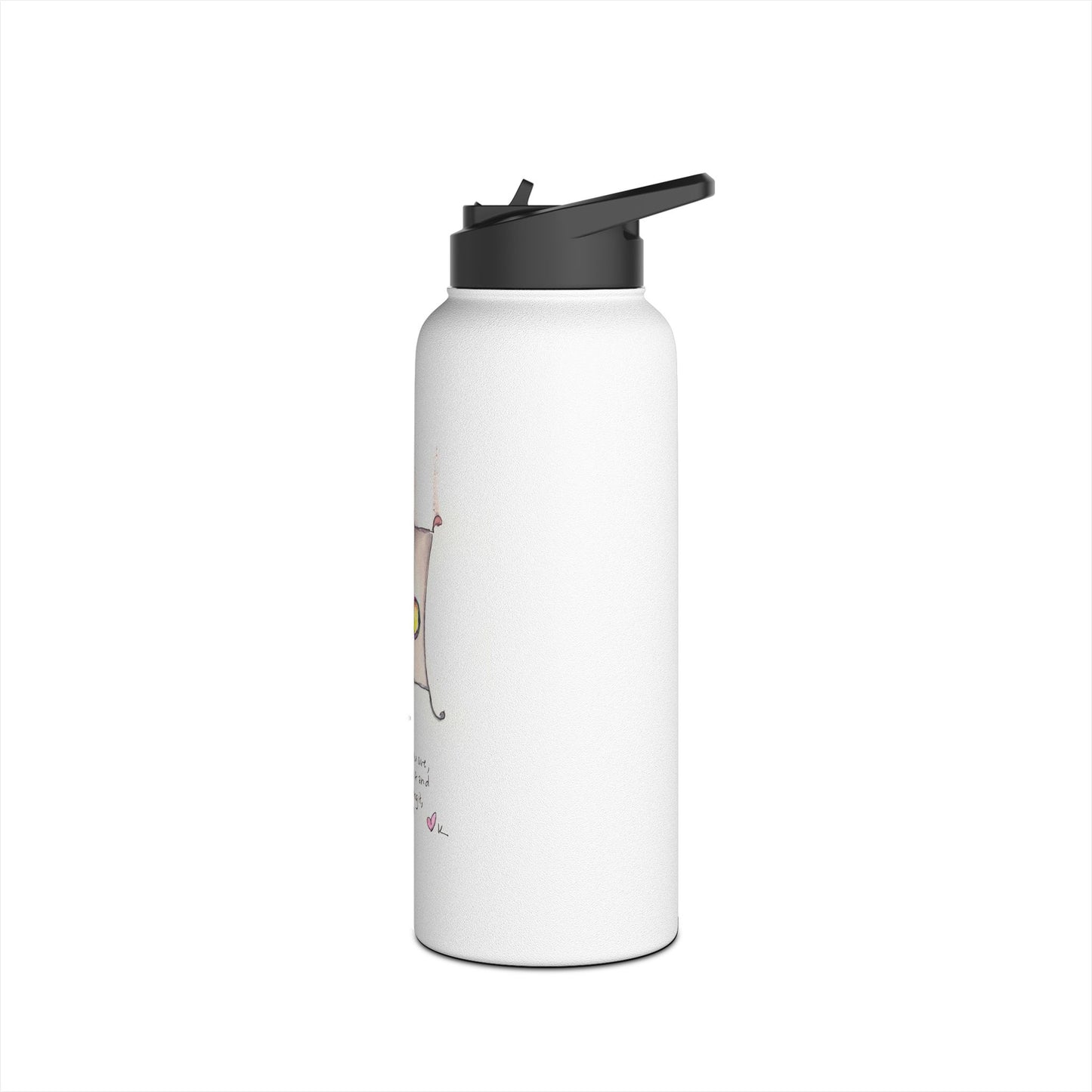 Stainless Steel Water Bottle, Standard Lid - Confidence is Having Courage