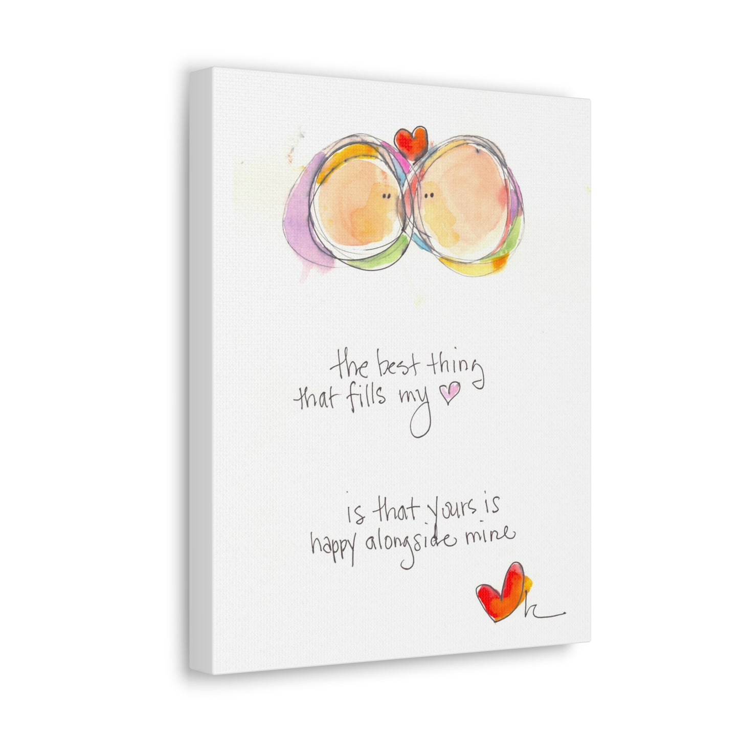 Canvas Gallery Wrap 1.25" - Your Heart Alongside Mine