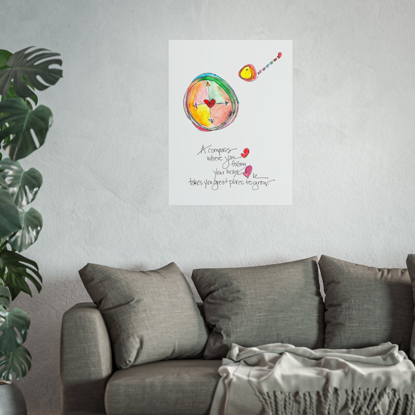 Fine Art Print - The Heart Compass