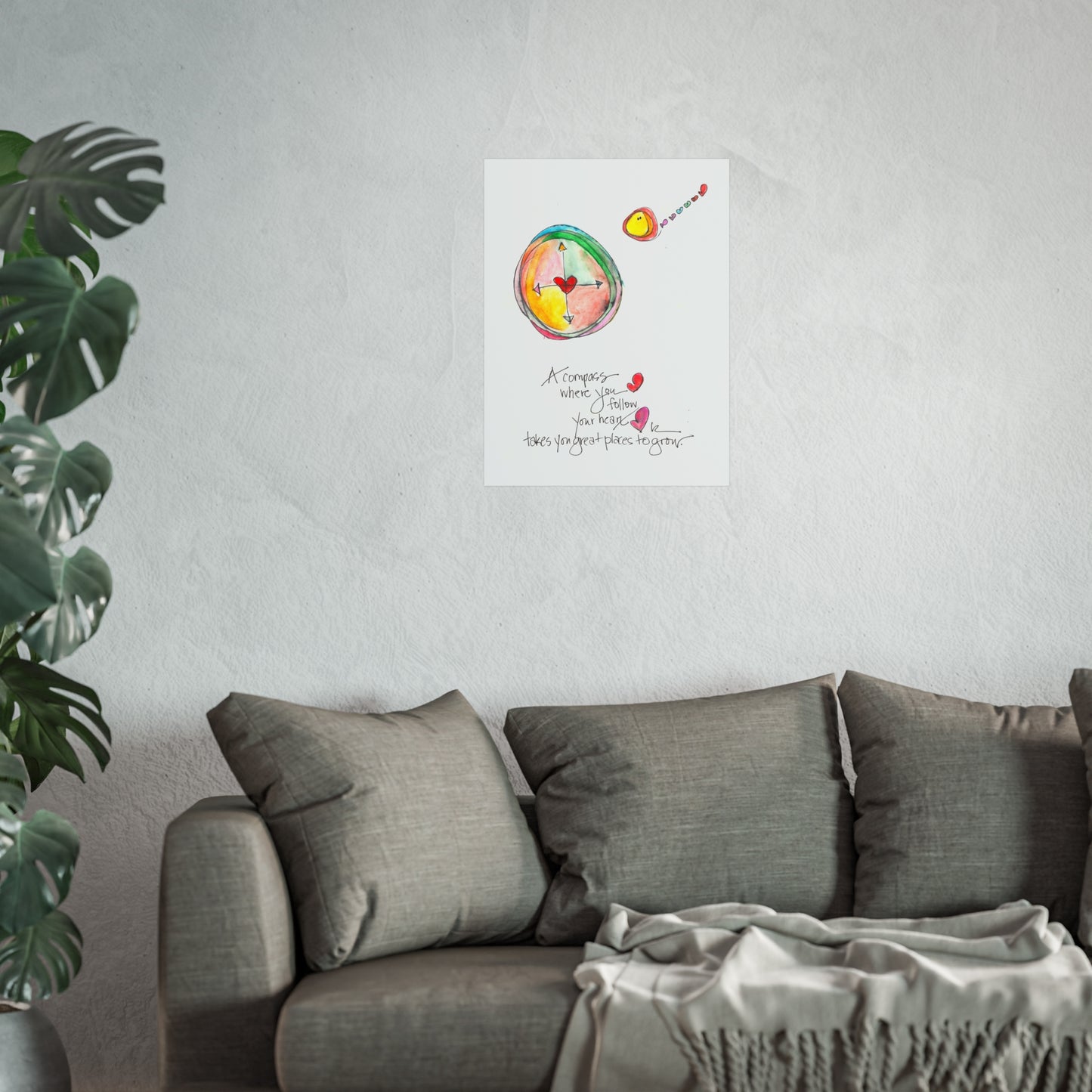 Fine Art Print - The Heart Compass