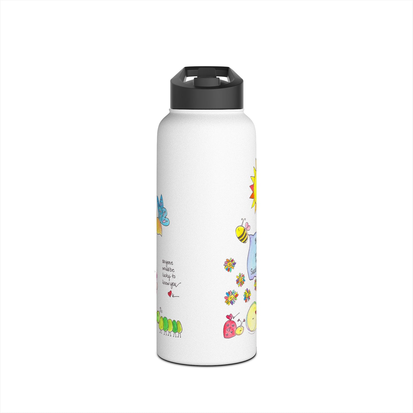 AFSP National Stainless Steel Water Bottle, Standard Lid - Lucky to Know You