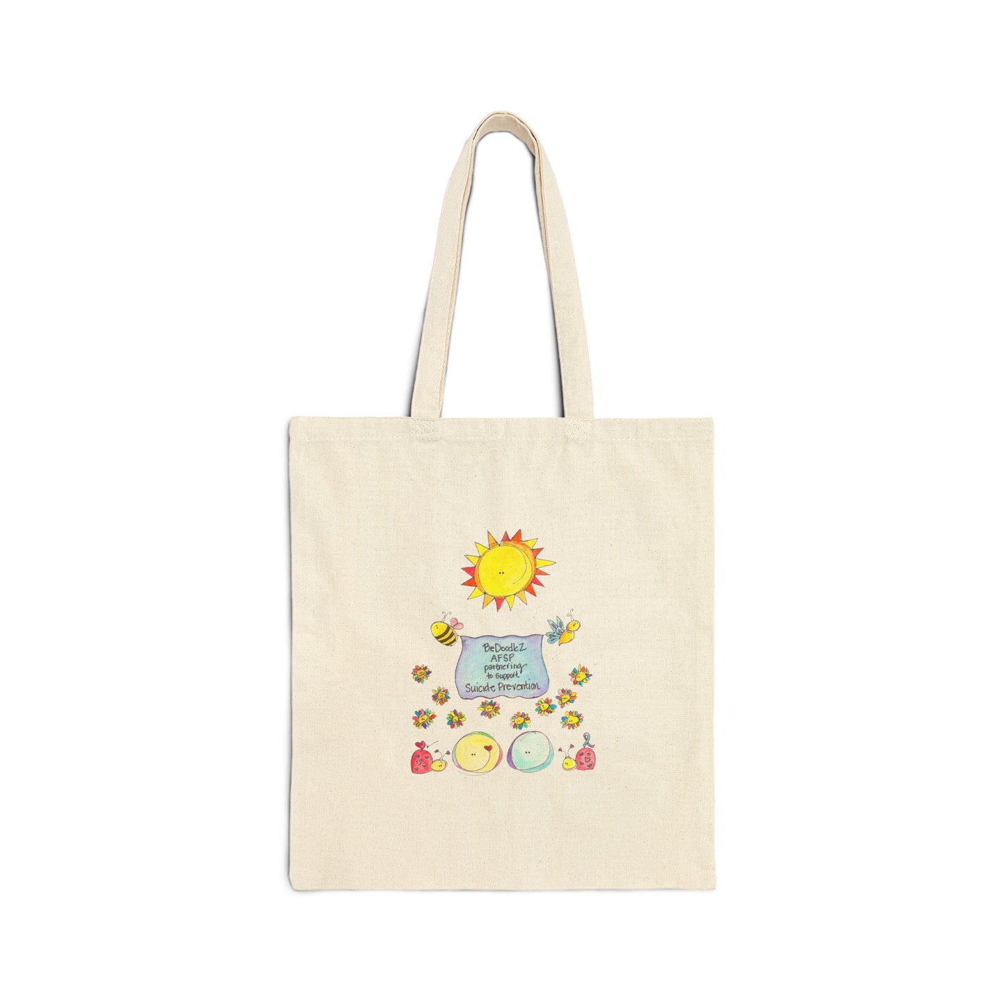 AFSP National Cotton Canvas Tote Bag - Courageous Part of You