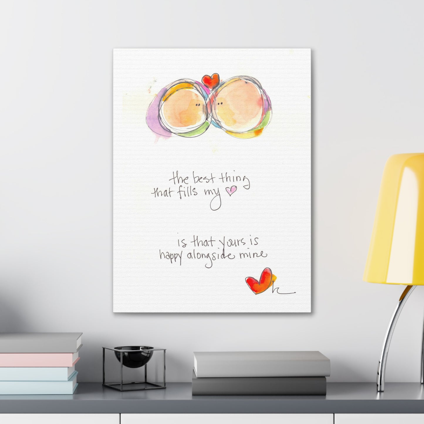 Canvas Gallery Wrap 1.25" - Your Heart Alongside Mine