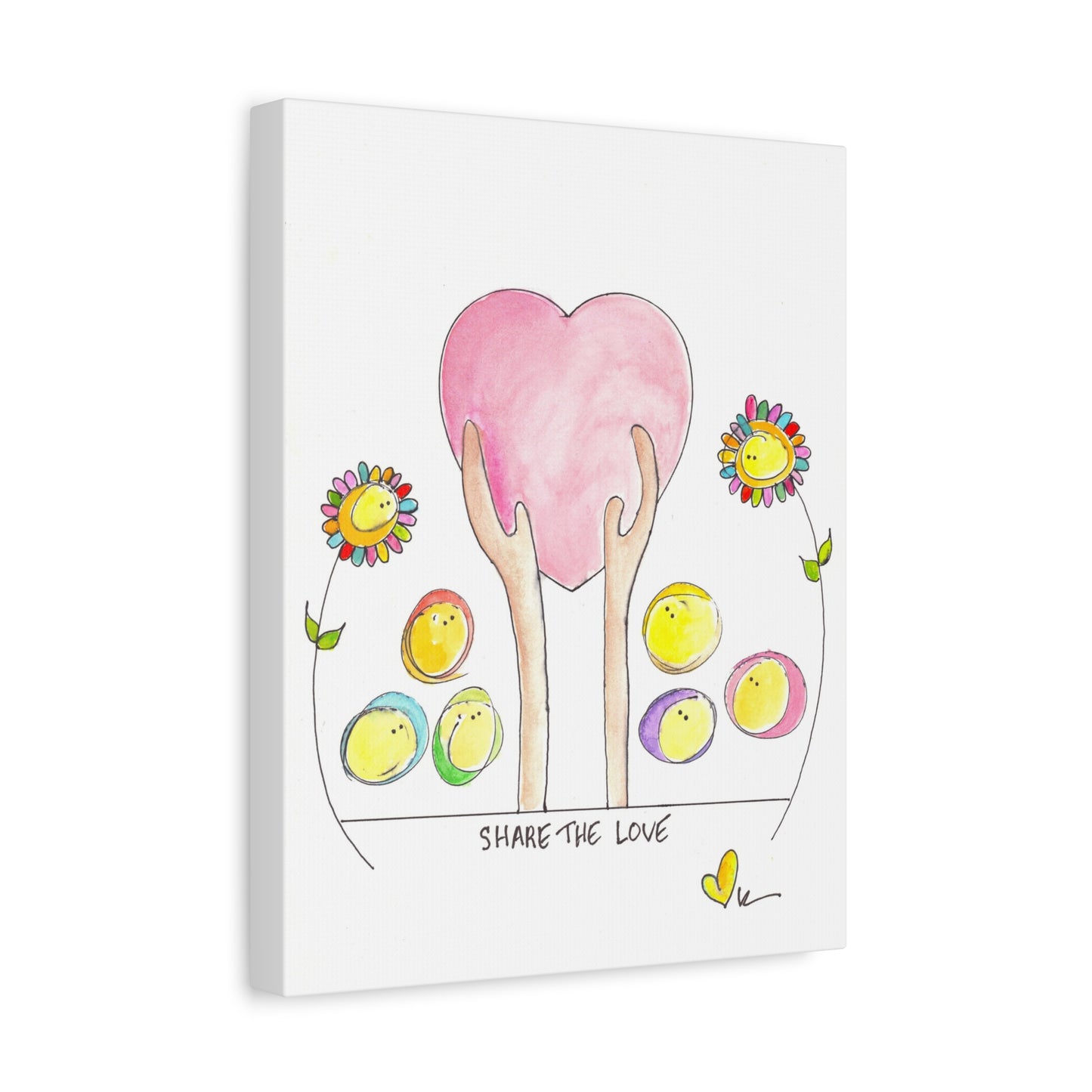 Canvas Gallery Wrap, 1.25" - Share the Love