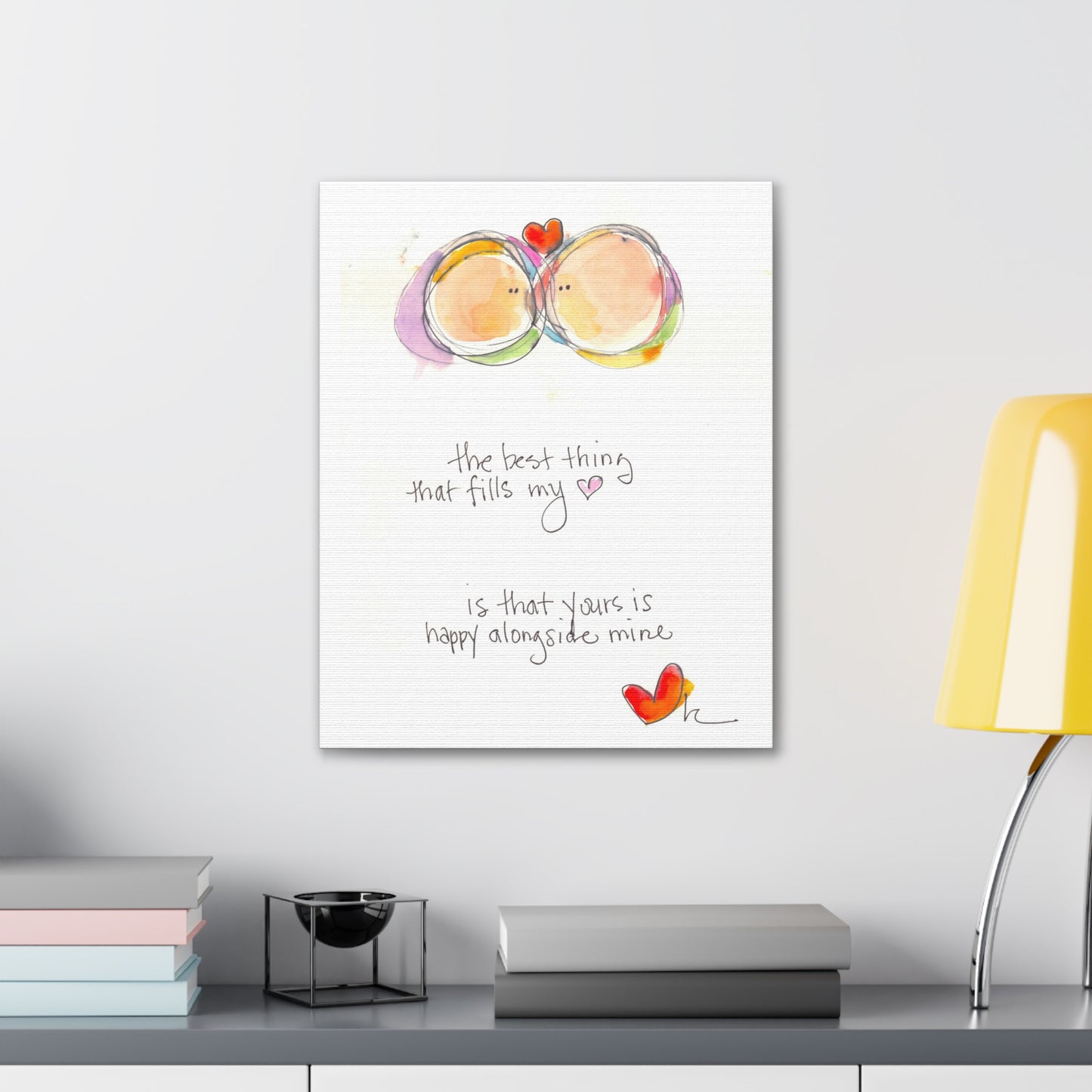 Canvas Gallery Wrap 1.25" - Your Heart Alongside Mine