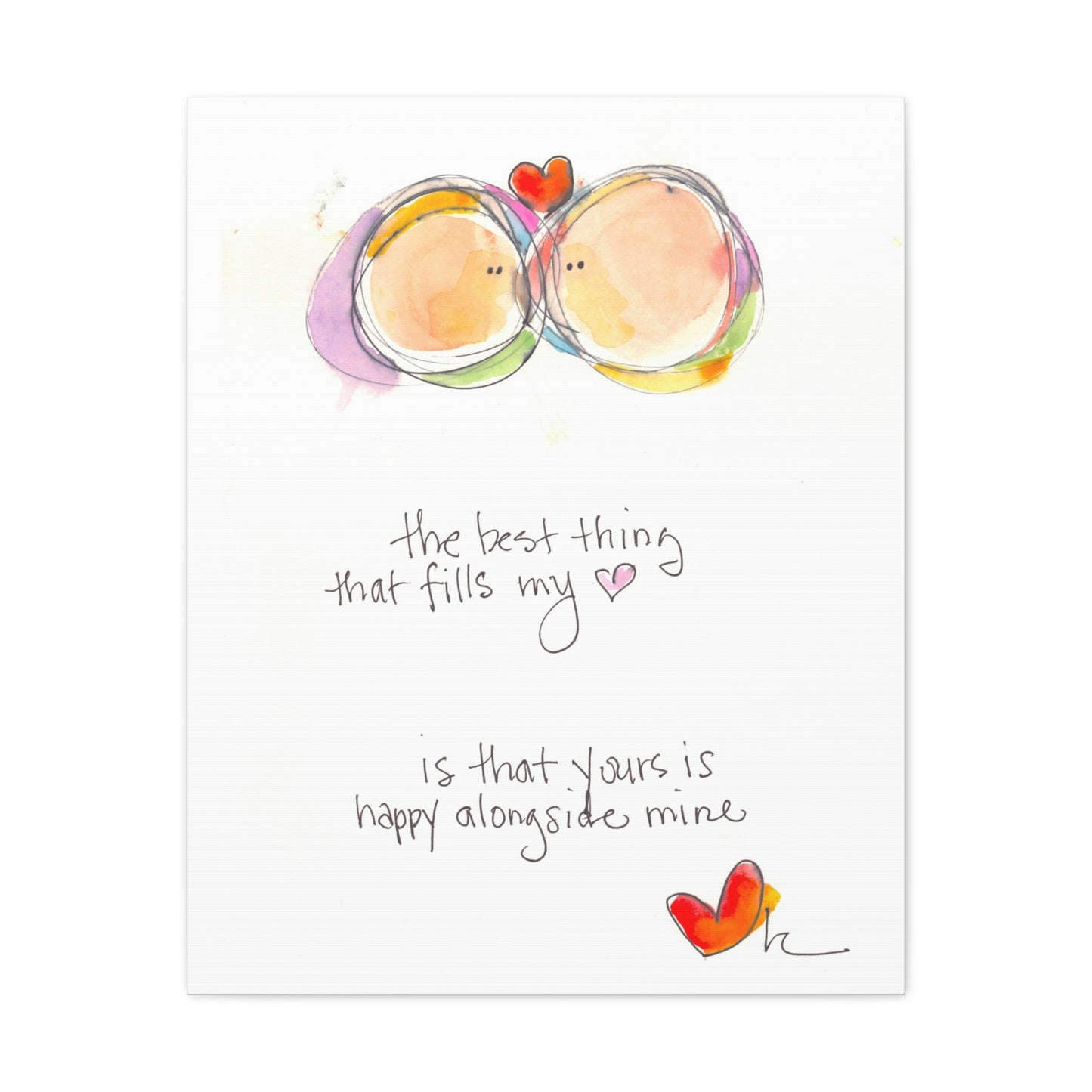Canvas Gallery Wrap 1.25" - Your Heart Alongside Mine