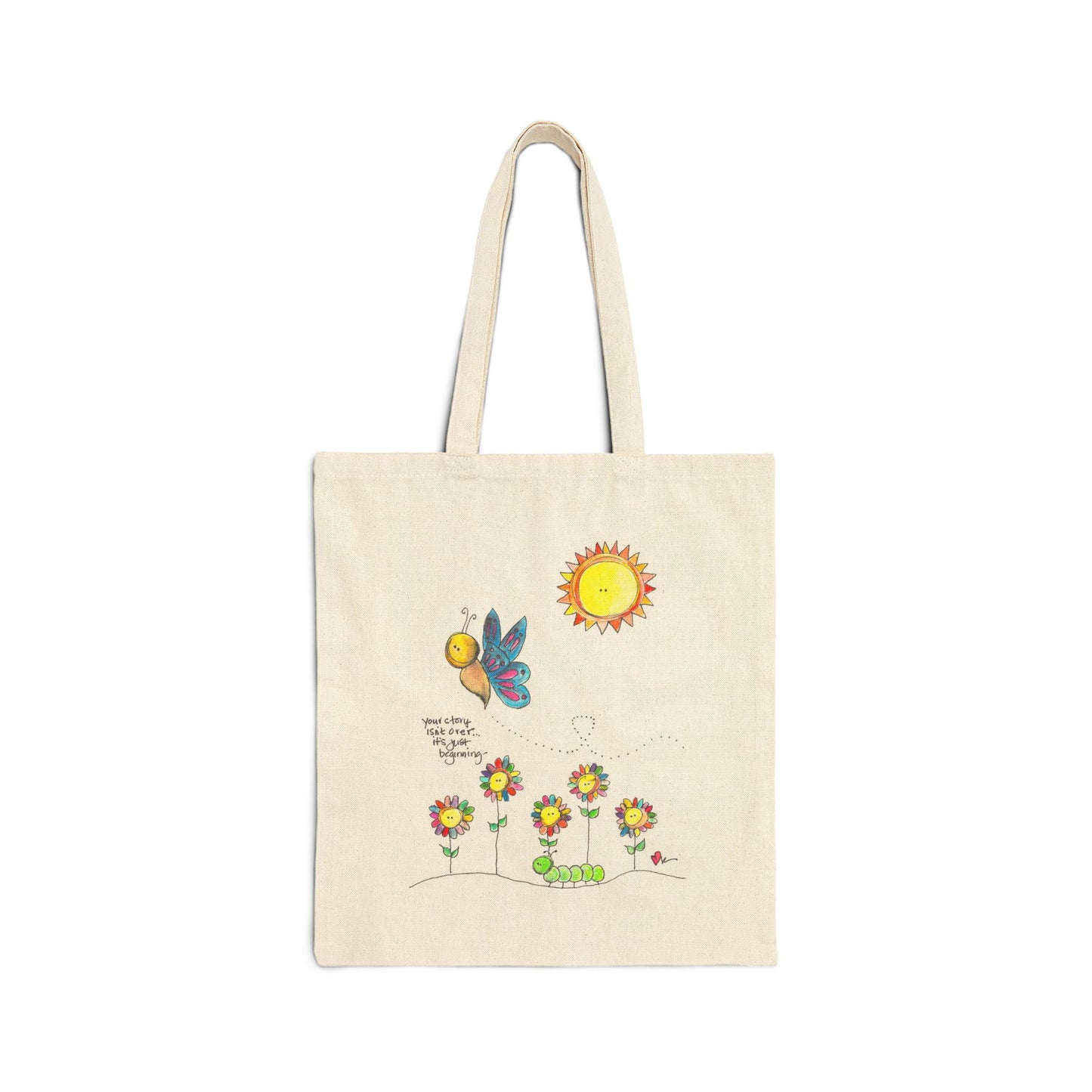 AFSP Indiana Cotton Canvas Tote Bag - You are Just Beginning