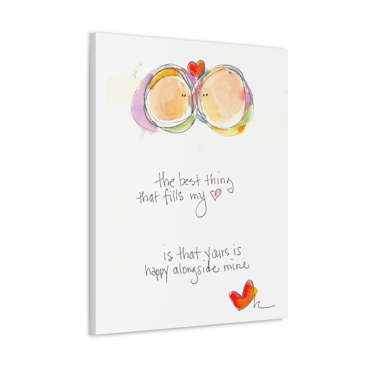 Canvas Gallery Wrap 1.25" - Your Heart Alongside Mine