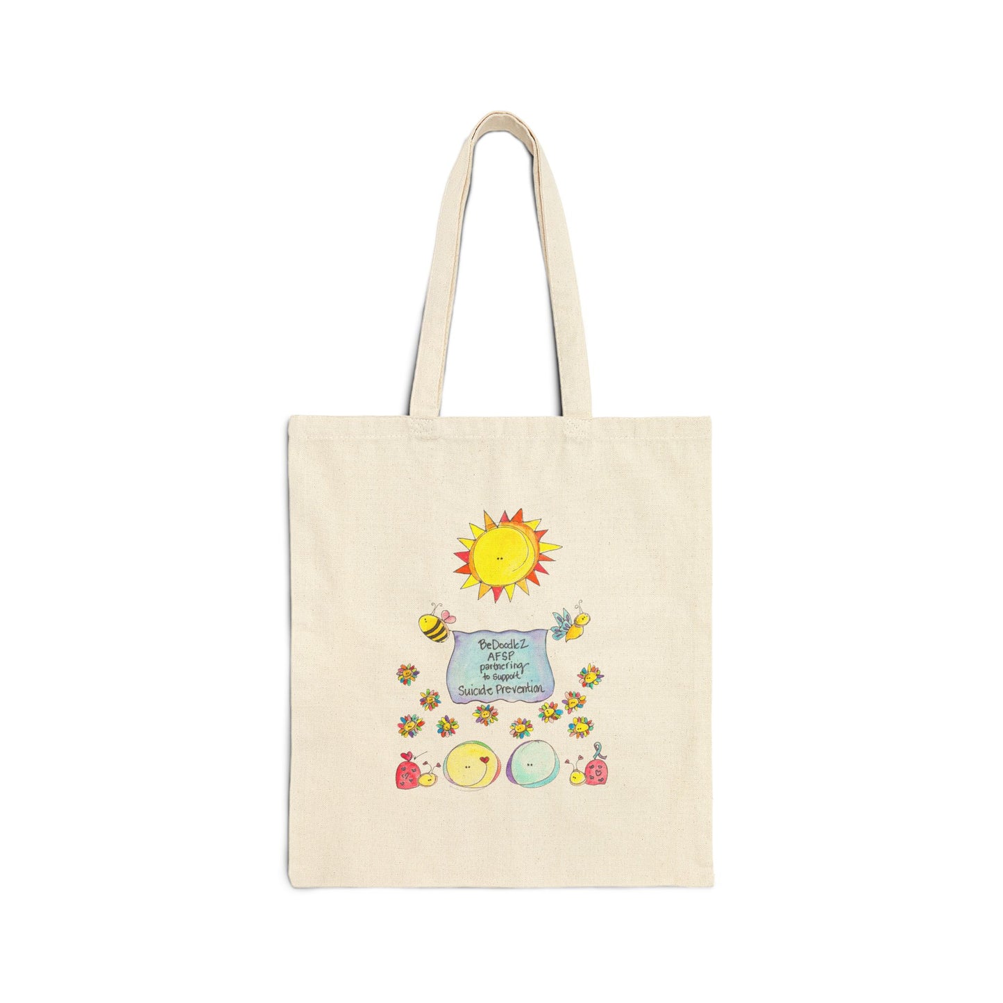 AFSP National Cotton Canvas Tote Bag - Lucky to Know You