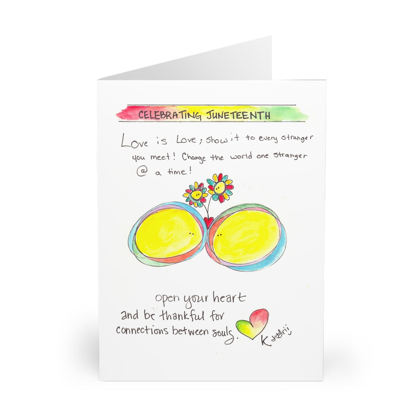 Greeting Cards (5 Pack Single Image) - Juneteenth