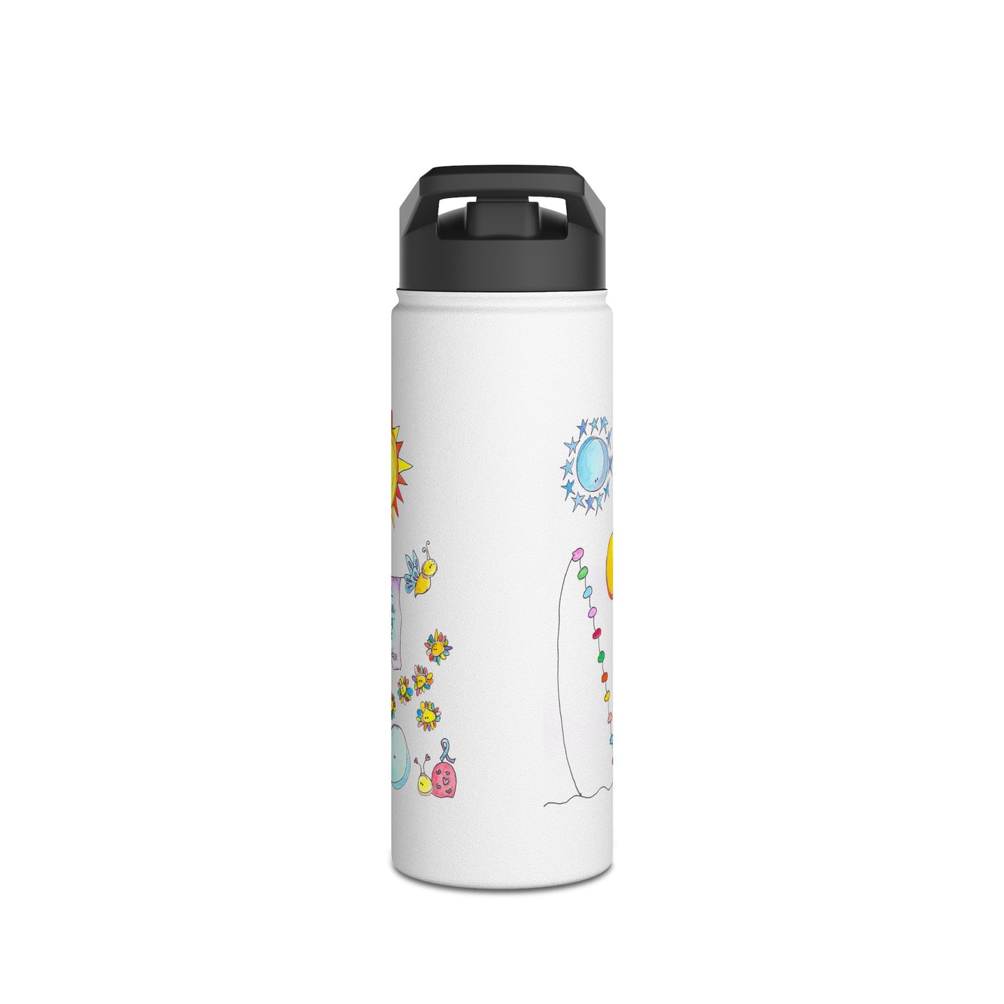 AFSP Indiana Stainless Steel Water Bottle, Standard Lid - Courageous Part of You