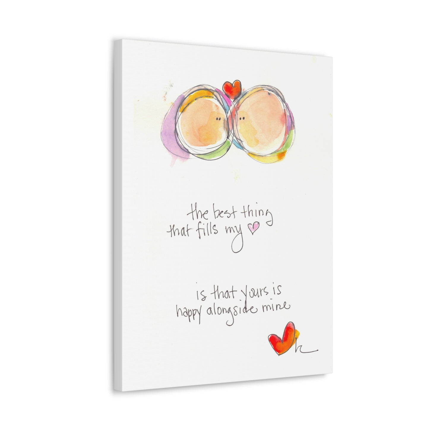 Canvas Gallery Wrap 1.25" - Your Heart Alongside Mine