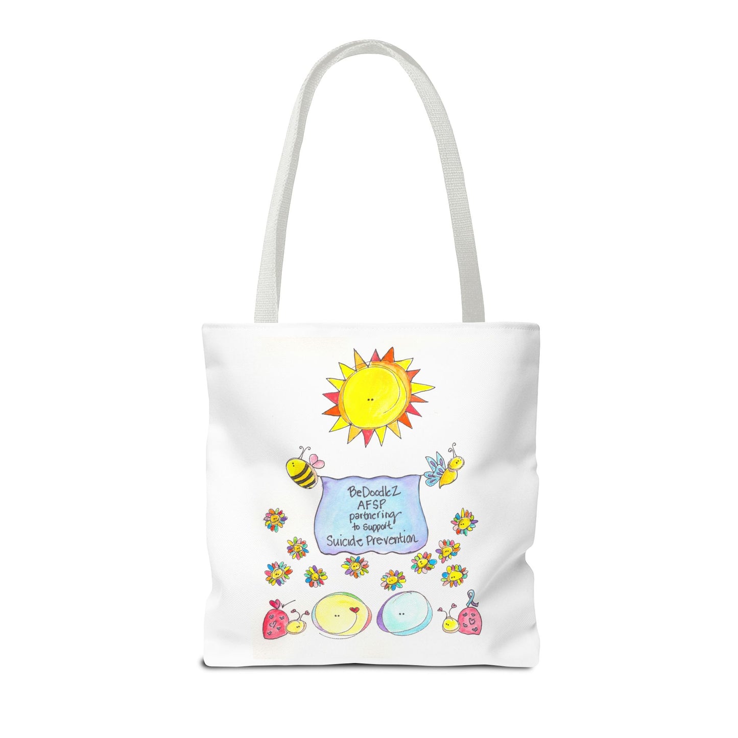 AFSP National Tote Bag - Rainbows follow Storms