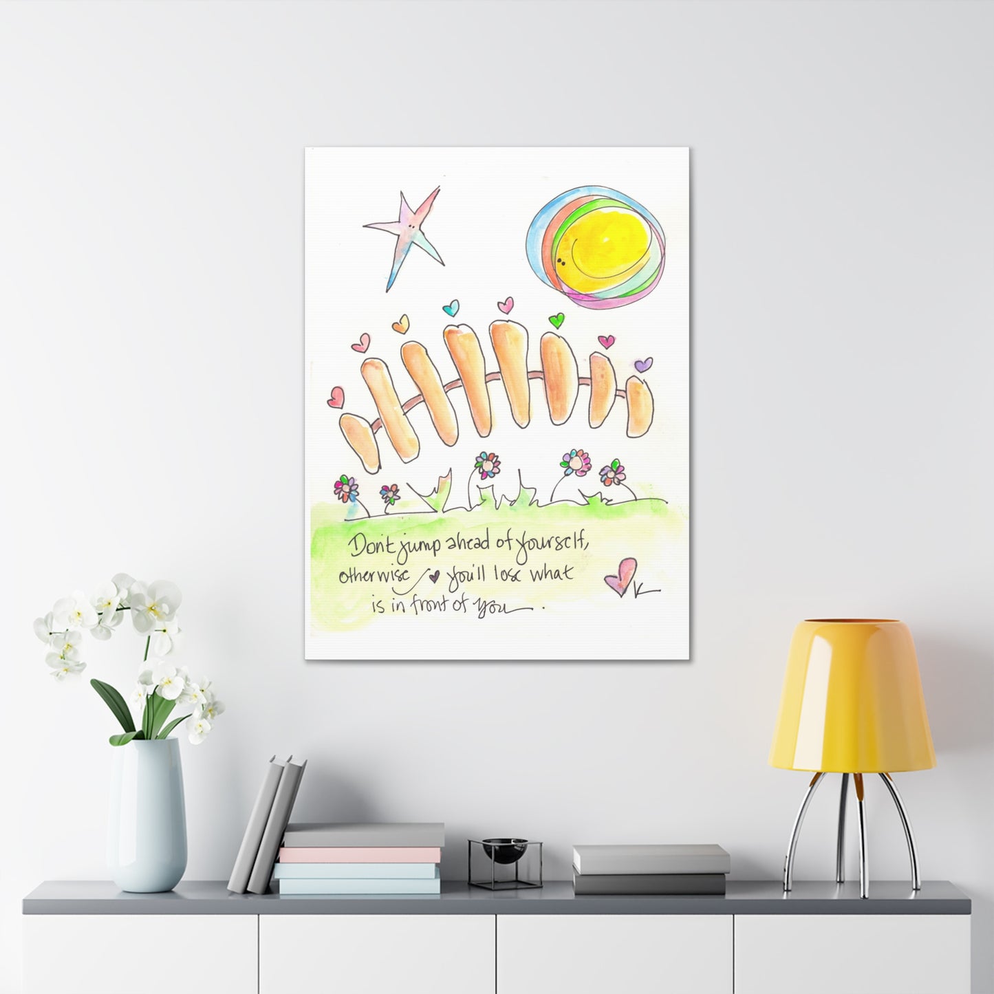 Canvas Gallery Wrap 1.25" - Don't Jump Ahead