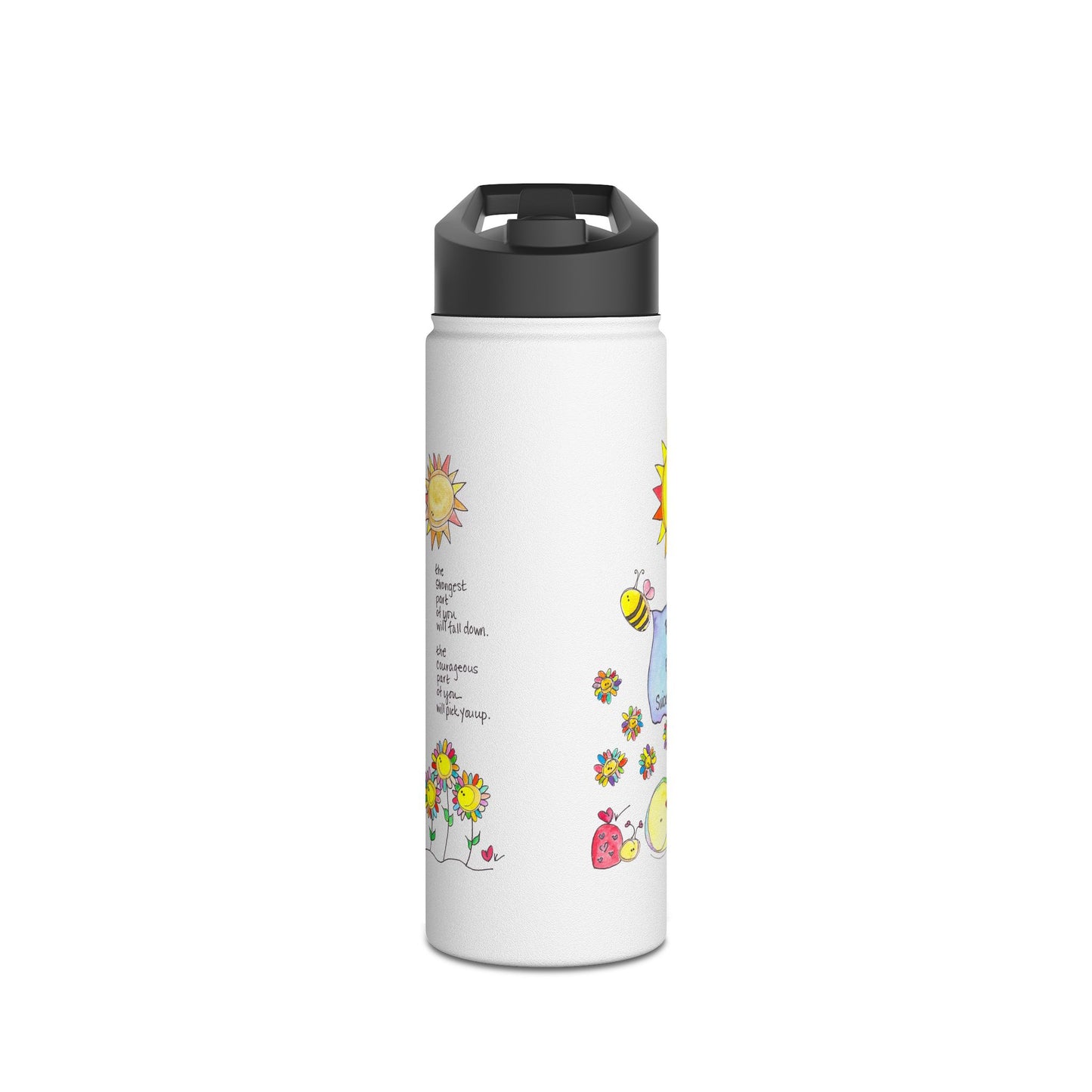 AFSP National Stainless Steel Water Bottle, Standard Lid - Courageous Part of You