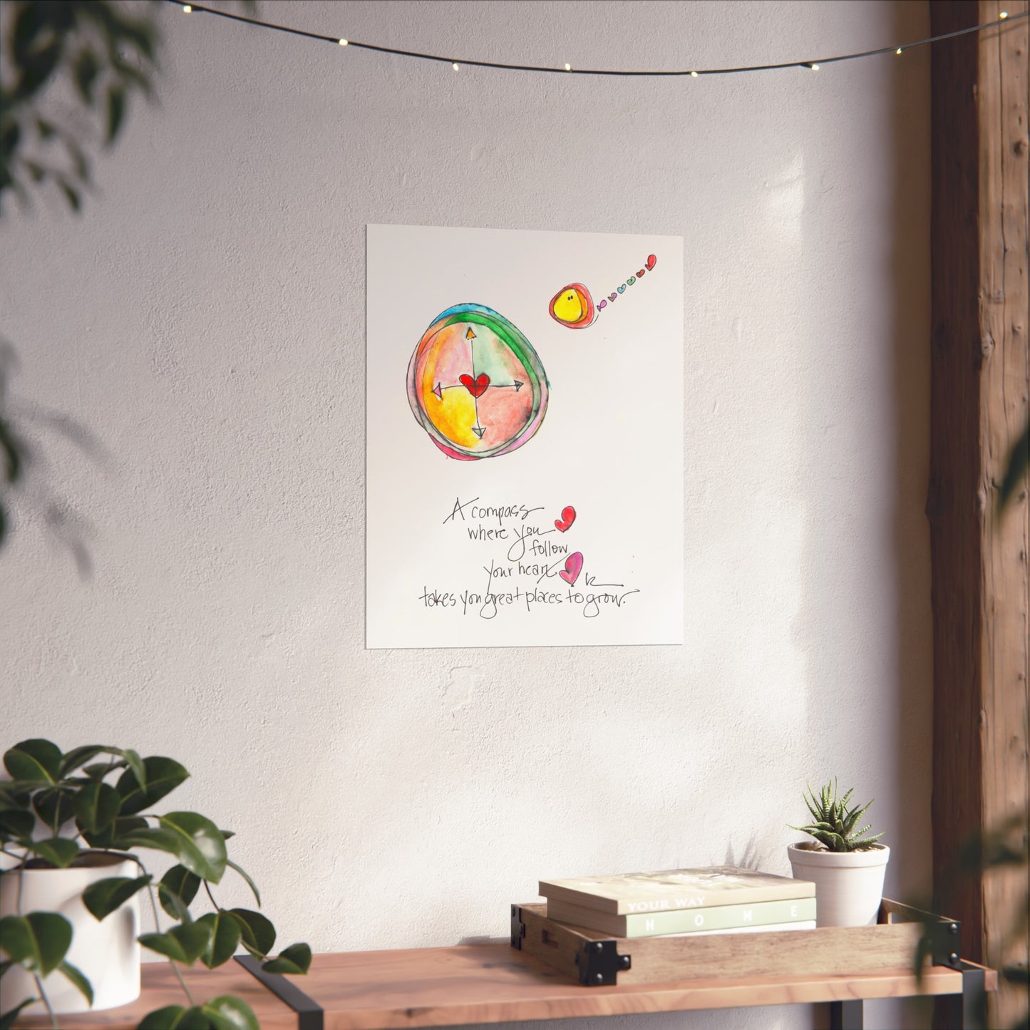 Fine Art Print - The Heart Compass
