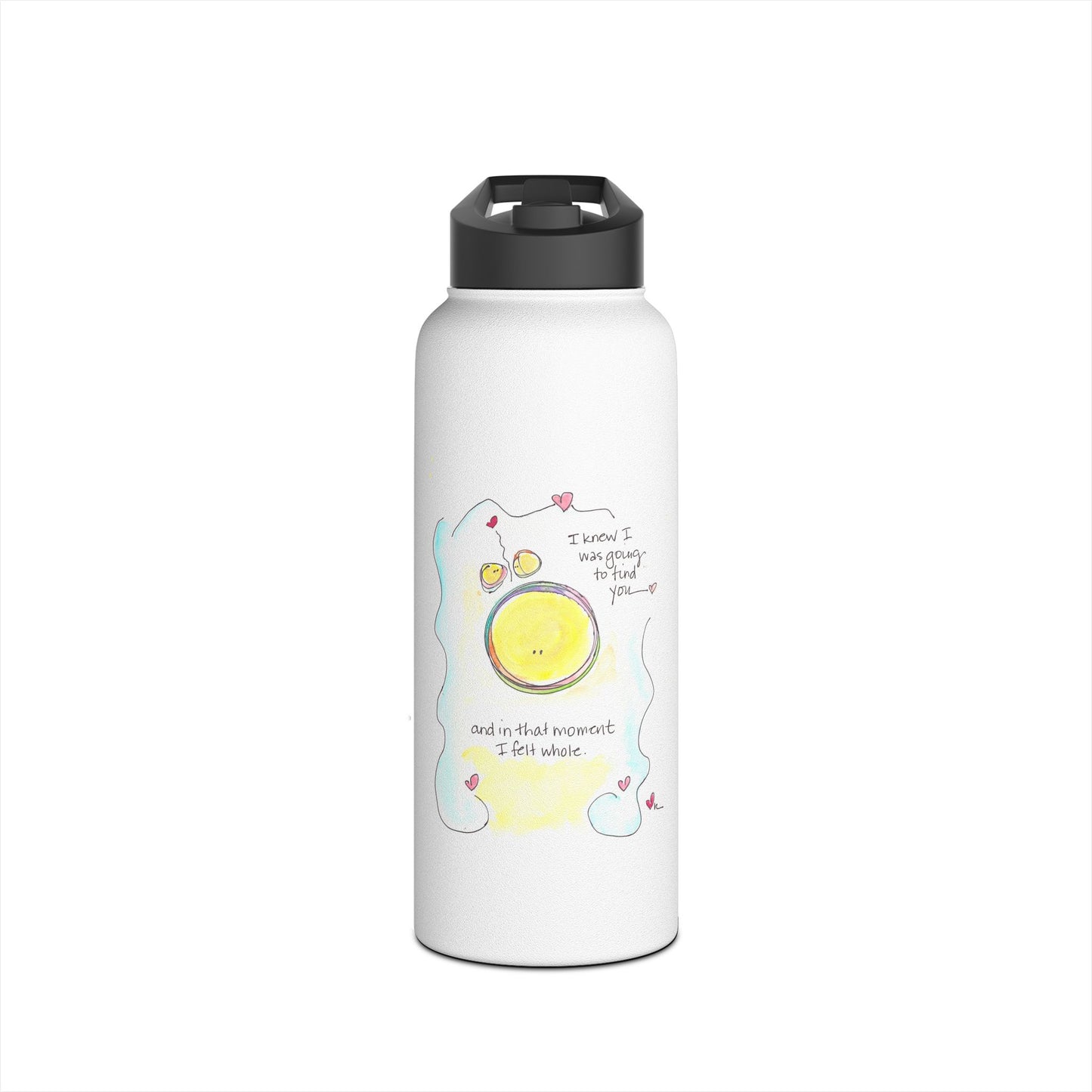 Stainless Steel Water Bottle, Standard Lid - Finding You