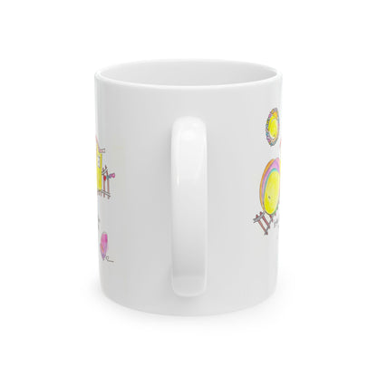 Ceramic Mug, (11oz, 15oz) - Little Train you Could Be