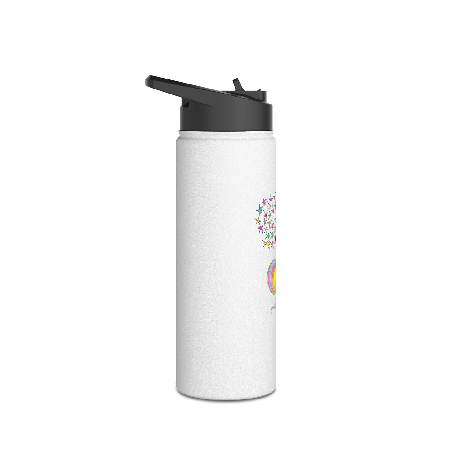 Stainless Steel Water Bottle, Standard Lid - Waking up the Stars