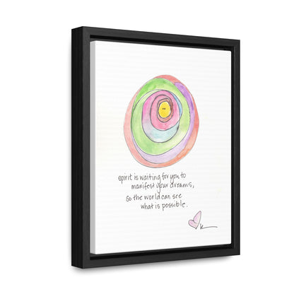 Gallery Canvas with Black Frame - Spirit is Waiting for You