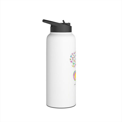 Stainless Steel Water Bottle, Standard Lid - Waking up the Stars