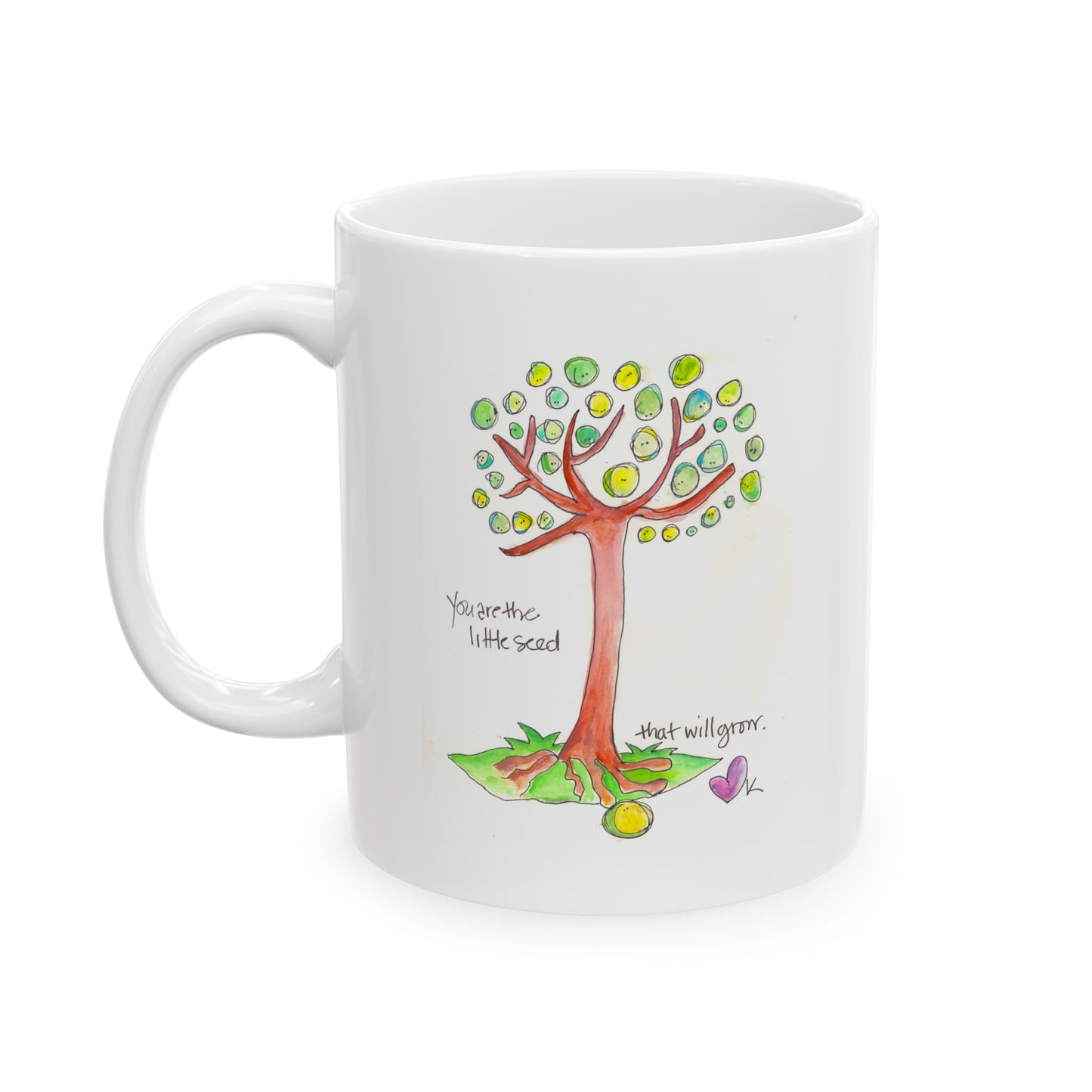 Ceramic Mug, (11oz, 15oz) - The Little Seed that Grew