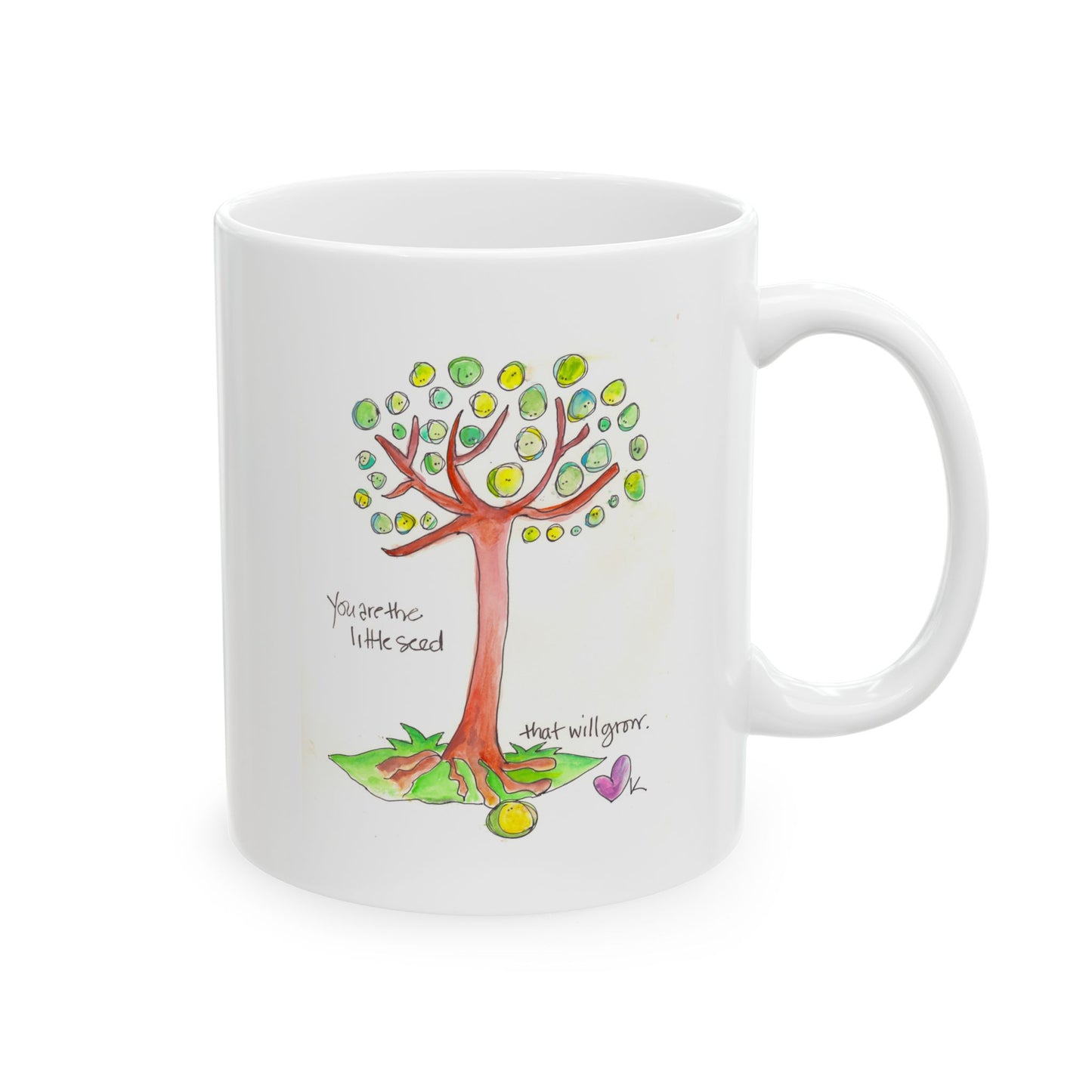 Ceramic Mug, (11oz, 15oz) - The Little Seed that Grew