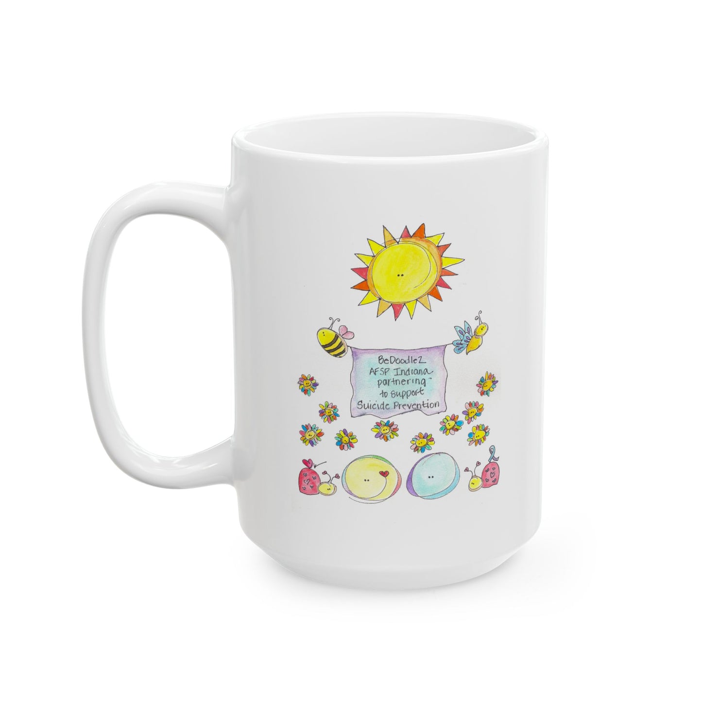 AFSP Indiana Ceramic Mug, (11oz, 15oz) - Lucky to Know You