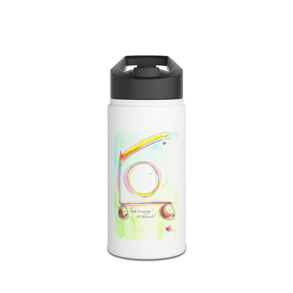 Stainless Steel Water Bottle, Standard Lid - Fuck it Wagon